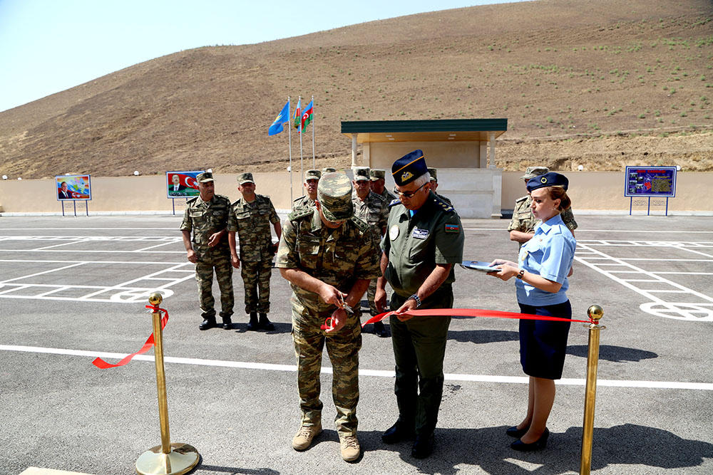 Состоялось открытие новой воинской части ВВС Азербайджана в прифронтовой зоне (ФОТО)