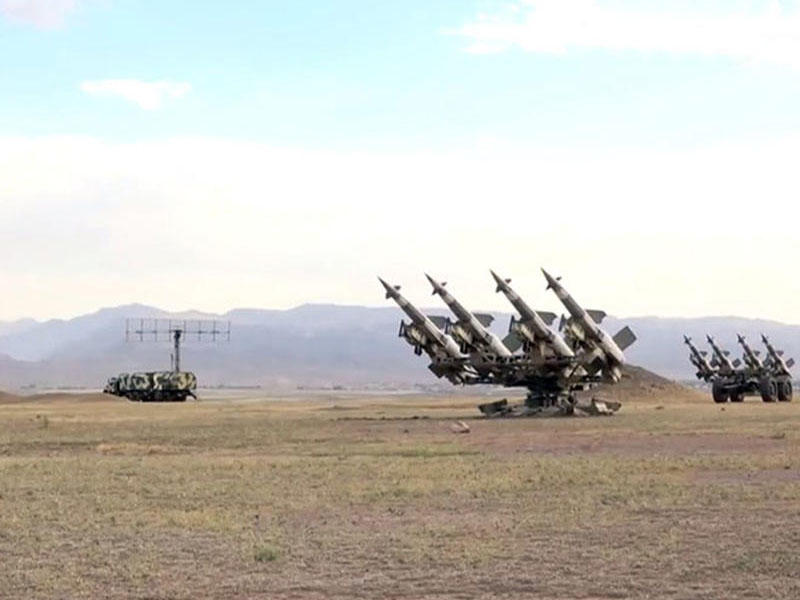“Ən yaxşı zenit-raket artilleriya batareyası” adı uğrunda yarış keçirilib - VİDEO - FOTO