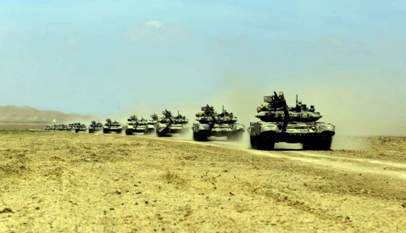 Azərbaycan Ordusunun genişmiqyaslı təlimləri başladı - VİDEO