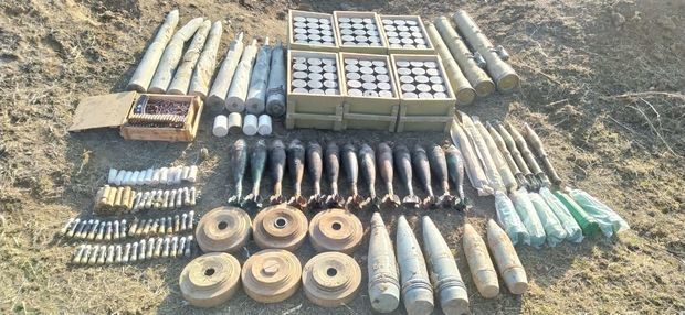 В Шуше и ряде районов обнаружены неразорвавшиеся боеприпасы - ФОТО