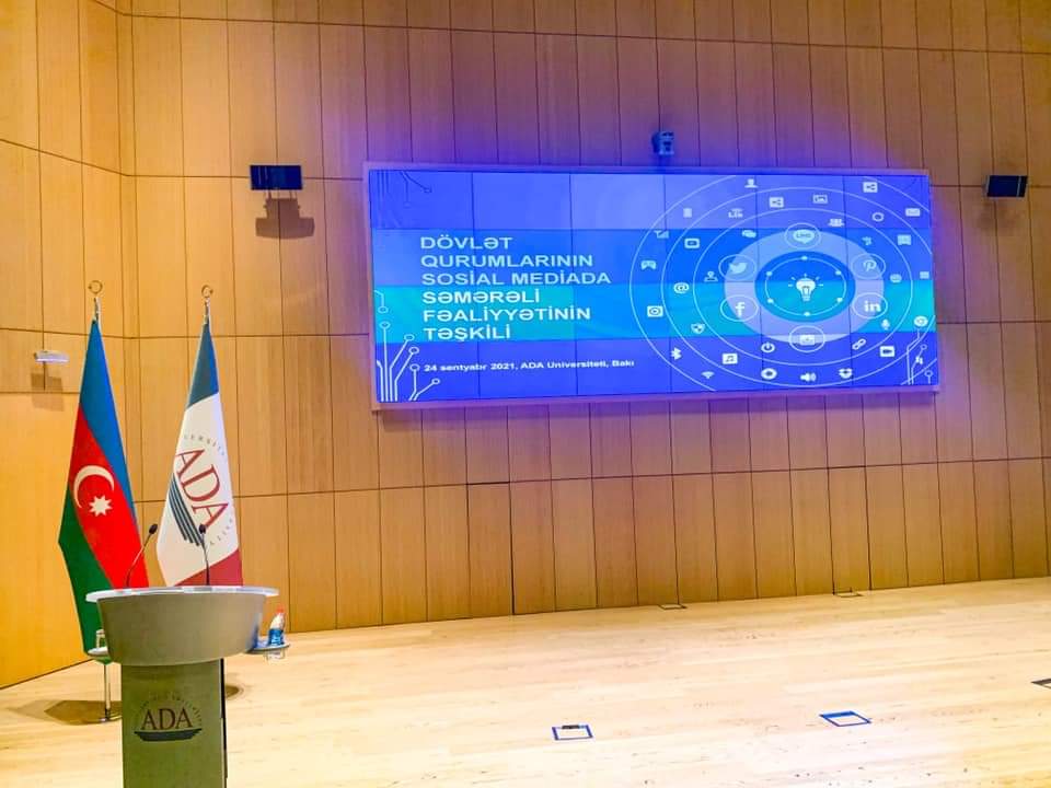 “Dövlət qurumlarının sosial mediada səmərəli fəaliyyətinin təşkili” mövzusunda seminar keçirilib