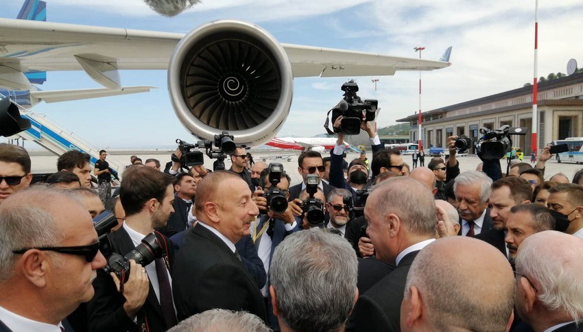 Azərbaycan Prezidenti Rize-Artvin Hava Limanının açılışında iştirak edir