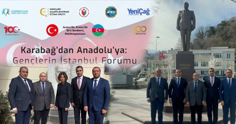 “Qarabağdan Anadoluya: Gənclərin İstanbul Forumu” öz işinə başladı - FOTOLAR